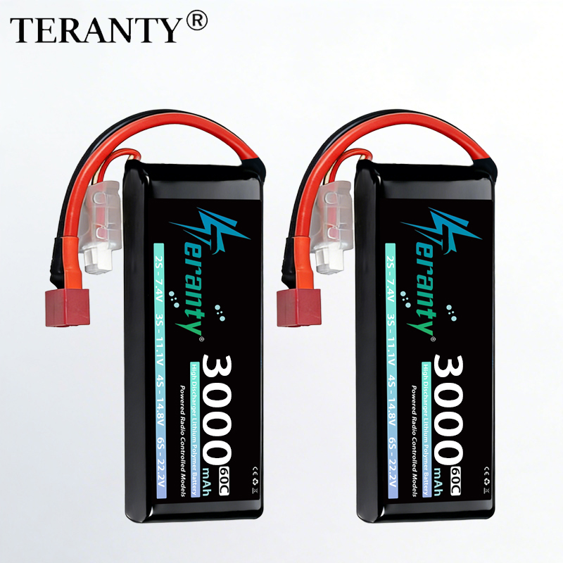 Drone Battery 4S - 테란티 2S 3000mAh 리포 배터리 7.4V