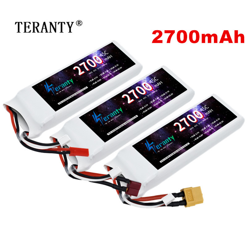 Drone Battery Connector - 1/3PCS 2S 7.4V Lipo 배터리 2700mAh