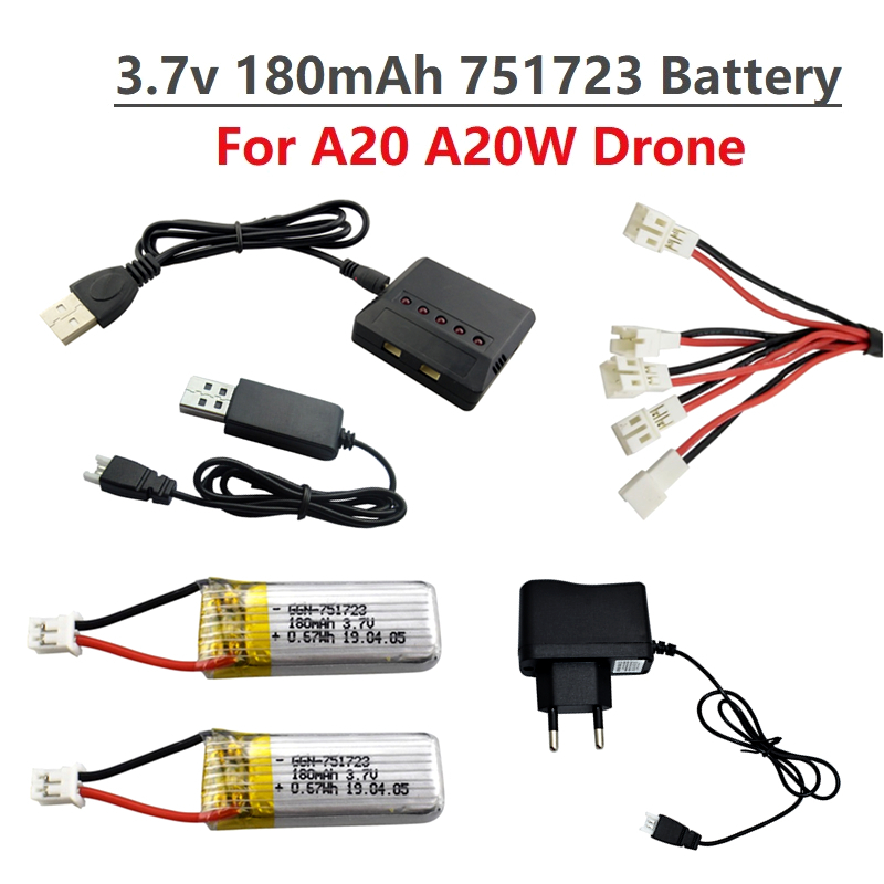 Drone Battery Li-Ion - A20 A20W 4축 드론 RC 쿼드콥터용