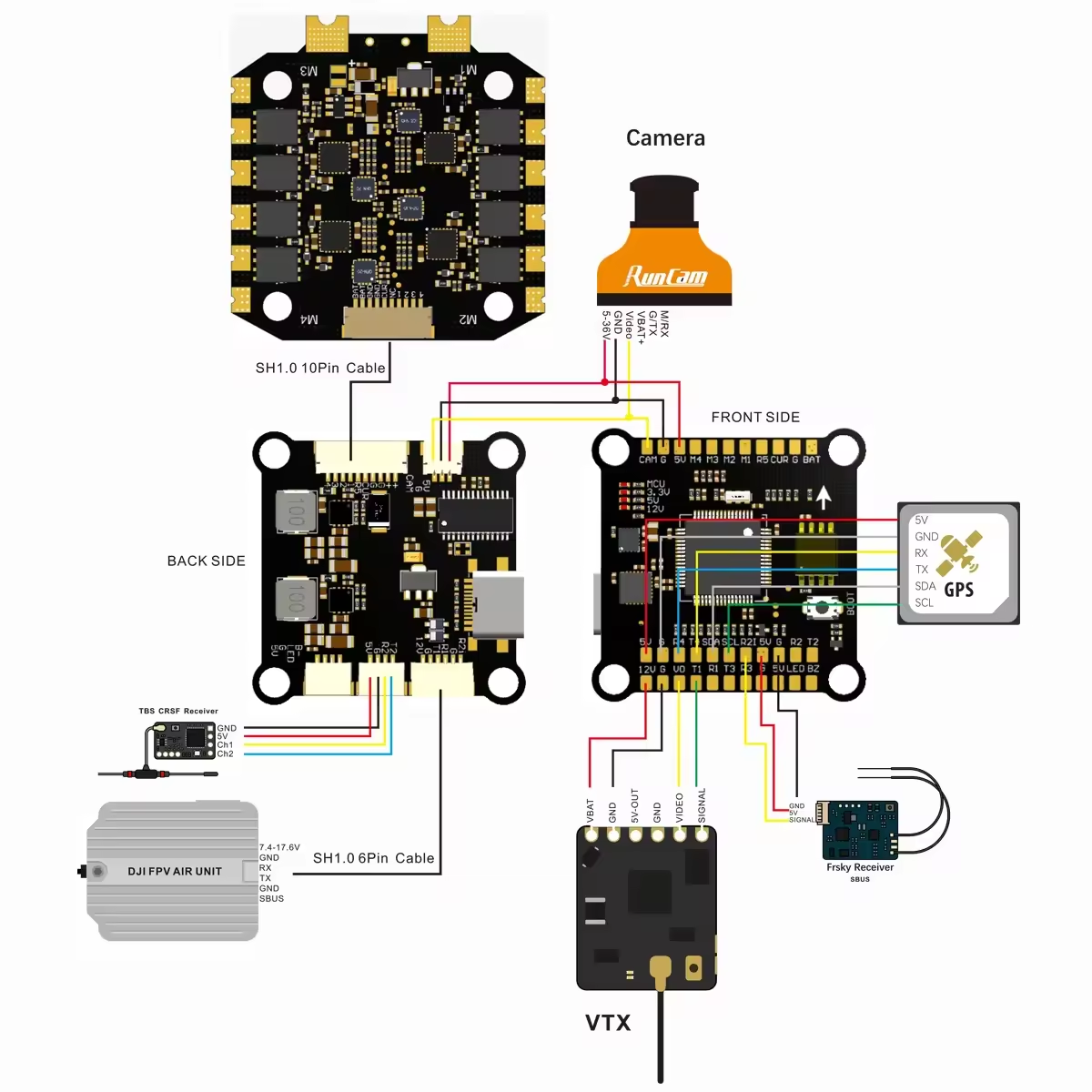 Betaflight Fc F7 - F405 F722 F7 F4 비행 컨트롤러