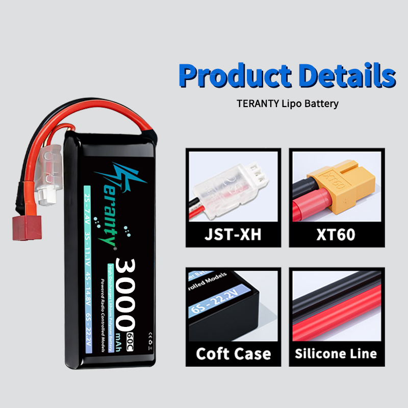 테란티 2S 3000mAh 리포 배터리 7.4V 60C - Drone Battery 4S 리뷰 및 가격