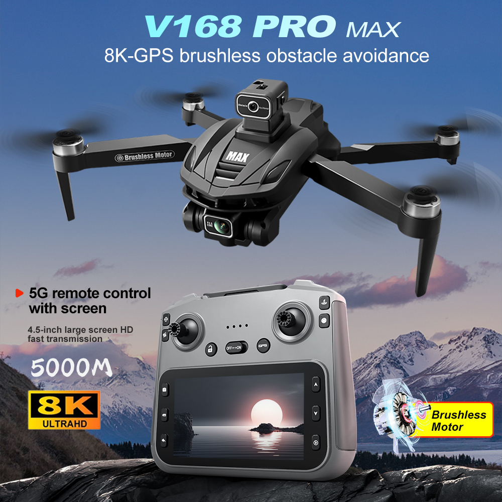 V168 PRO Max GPS 드론 8K 전문가용 HD - Drone Battery Charger 리뷰 및 가격