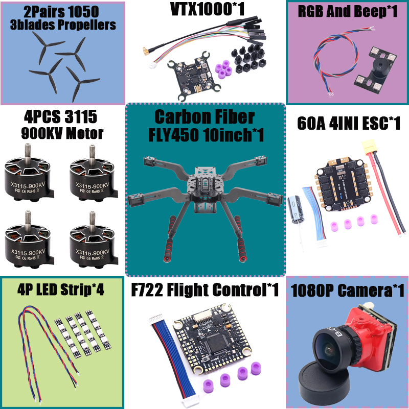 B-CUBE 오픈 소스 신형 스마트 드론 FLY450  - Drone Battery Smart 리뷰 및 가격